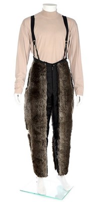 Lot 343 - A pair of Issey Miyake faux fur and padded...
