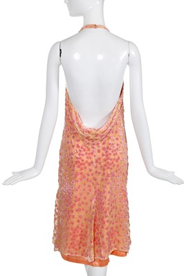 Lot 32 - A Chanel floral devoré velvet  dress, Cruise 2001