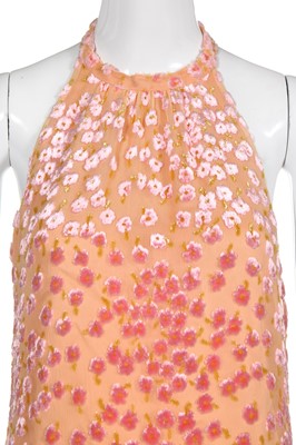 Lot 32 - A Chanel floral devoré velvet  dress, Cruise 2001