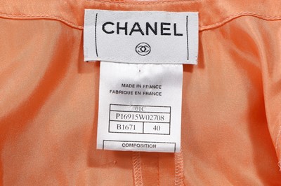 Lot 32 - A Chanel floral devoré velvet  dress, Cruise 2001