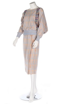 Lot 34 - A Bill Gibb knitted jersey ensemble, 10th...