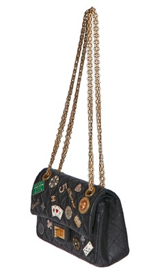 Lot 33 - A Chanel 'Casino' lucky charms quilted lambskin 2.55 reissue bag, 2016-17