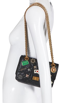 Lot 33 - A Chanel 'Casino' lucky charms quilted lambskin 2.55 reissue bag, 2016-17
