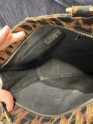 Lot 21 - A Gianni Versace leopard print faille bag, probably Spring-Summer 1992