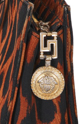 Lot 21 - A Gianni Versace leopard print faille bag, probably Spring-Summer 1992