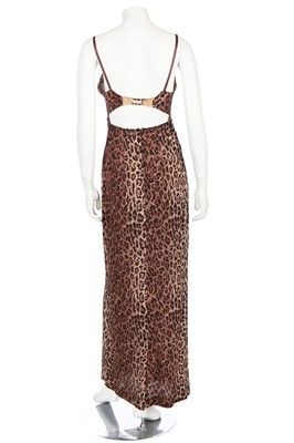 Lot 72 - A Dolce & Gabbana leopard print gown, circa 2000