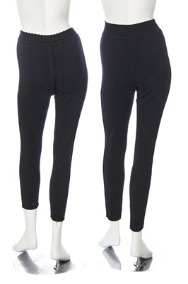 Lot 214 - Three pairs of Alaïa leggings, 1980s