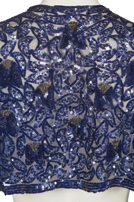 Lot 341 - Three sequinned tulle boleros, 1930s