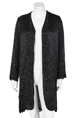 Lot 384 - A beaded muslin jacket, late 1920s