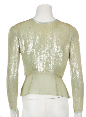 Lot 338 - A group of sequined evening wear, 1930s