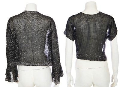 Lot 343 - A group of beaded evening wear, 1930s