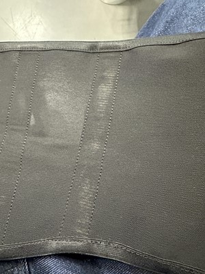 Lot 47 - A rare Jean Paul Gaultier man's leather corset, Spring-Summer 1987