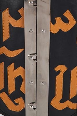 Lot 47 - A rare Jean Paul Gaultier man's leather corset, Spring-Summer 1987