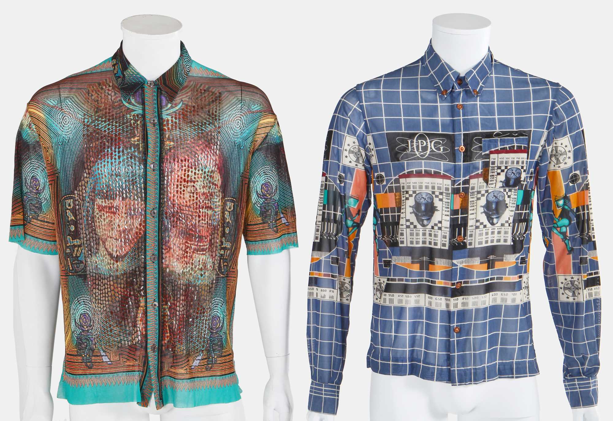 Lot 101 - A group of Jean Paul Gaultier men's shirts, 1990s-2000s
