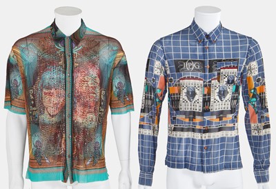 Lot 101 - A group of Jean Paul Gaultier men's shirts, 1990s-2000s