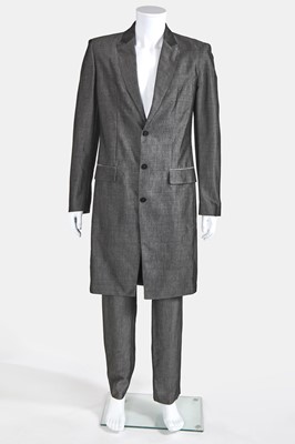 Lot 117 - An Alexander McQueen man's grey viscose ensemble, circa 1997