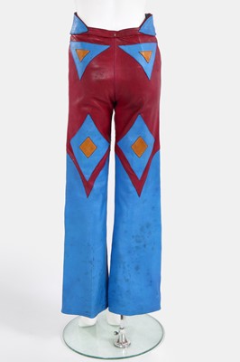 Lot 19 - A Mr Fish man's leather and snakeskin jacket, late 1960s