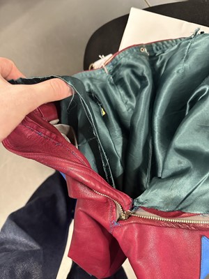 Lot 19 - A Mr Fish man's leather and snakeskin jacket, late 1960s
