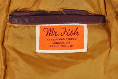 Lot 19 - A Mr Fish man's leather and snakeskin jacket, late 1960s