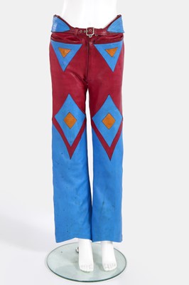 Lot 19 - A Mr Fish man's leather and snakeskin jacket, late 1960s