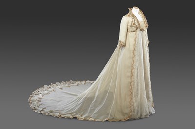 Lot 103 - Wedding dress or period costume designed by John Bright, BAFTA & Academy award winning costume designer, to be made and fitted at his costume house Cosprop, London