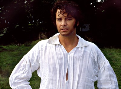 Lot 77 - Colin Firth CBE: a photograph of the actor in the role of Mr. Darcy, signed and dedicated in the name of the final bidder’s choice