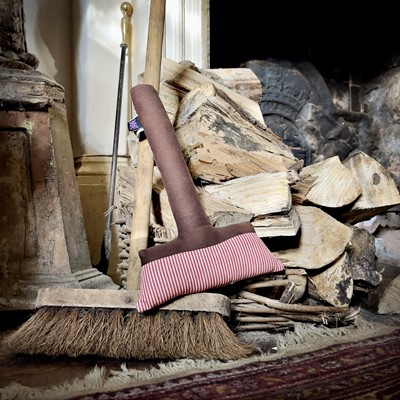 Lot 96 - Canine Couture: Set of handcrafted LISH London squeaky luxury dog toys - vacuum, broom & mop