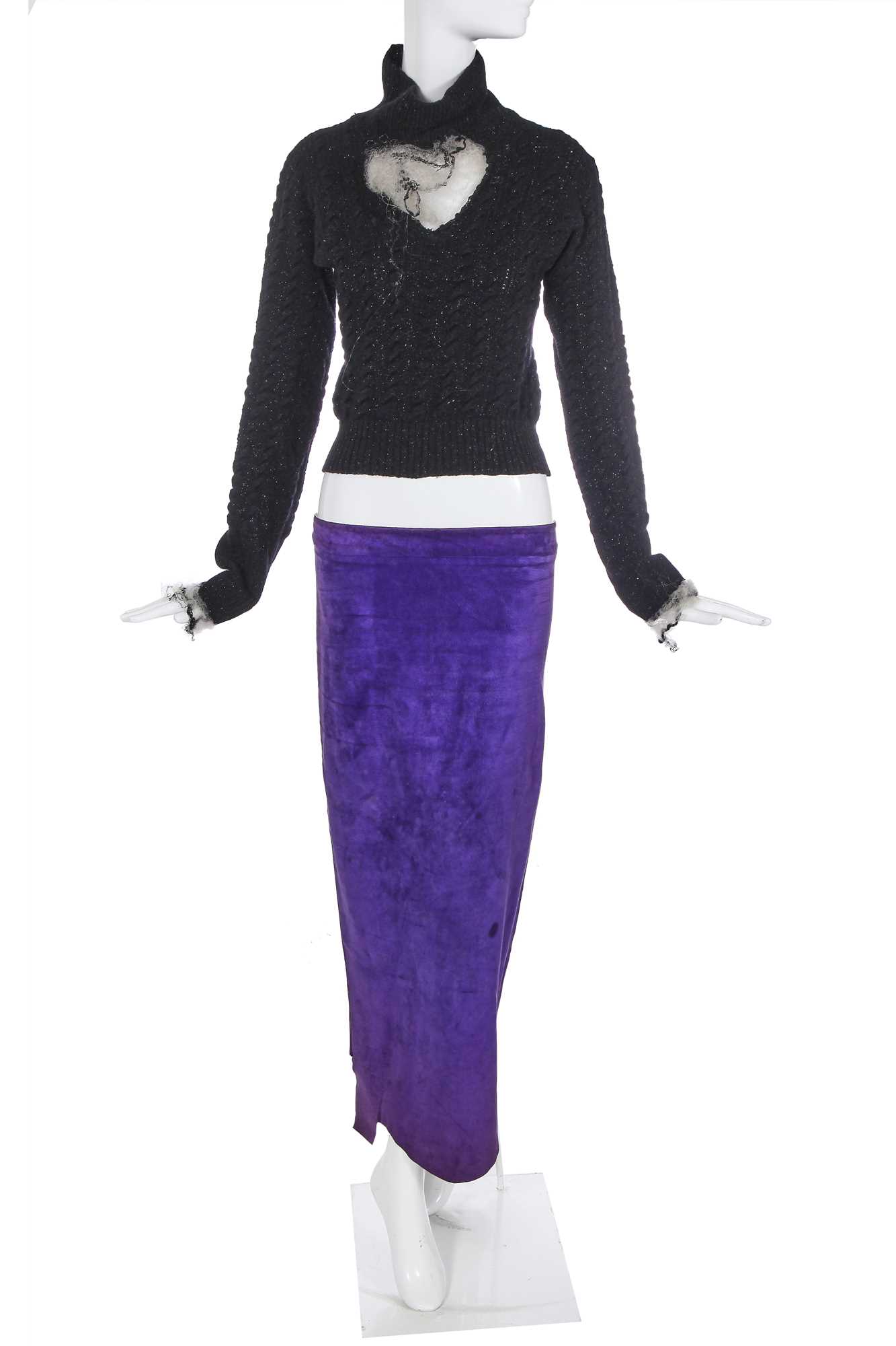 Lot 123 - Rare and important Alexander McQueen 'Highland Rape' showpieces, Autumn-Winter 1995-1996