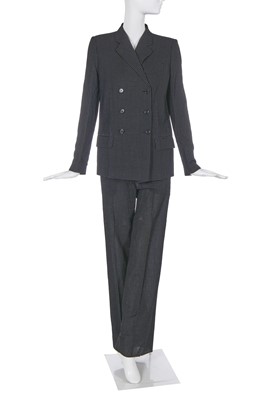 Lot 110 - An Alexander McQueen black and white spotted suit,  'Dance of the Twisted Bull', Spring-Summer 2002