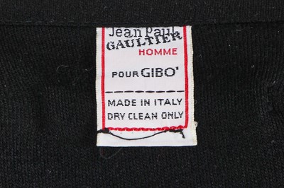 Lot 42 - A Jean Paul Gaultier man's navy pinstripe gaberdine ensemble, circa 1986
