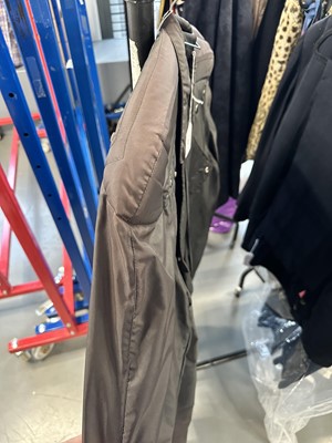 Lot 33 - A Thierry Mugler black polyester raincoat, 1980s