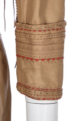 Lot 95 - An Alexander McQueen beige leather coat 'The Man Who Knew Too Much' commercial collection, Autumn-Winter 2005-06