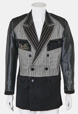 Lot 89 - A Jean Paul Gaultier man's grey wool jacket, 'Chic Rabbis/Vikings' collection, Autumn-Winter 1993-94