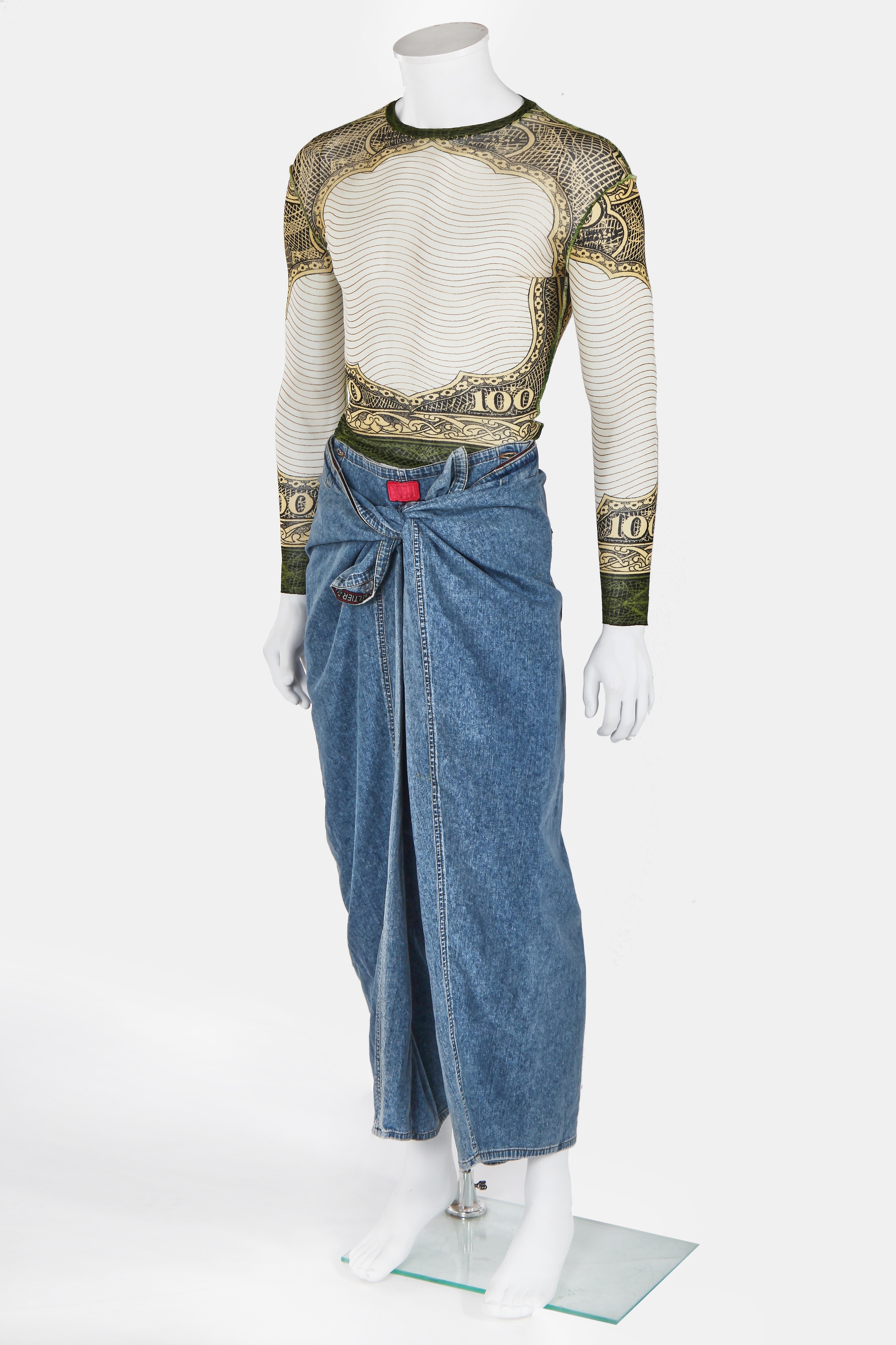 Lot 94 - A rare Jean Paul Gaultier men's jeans