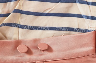 Lot 132 - A Jean Paul Gaultier man's pink Mikaido silk-blend halter neck jumpsuit, 'Tribute to Frida Kahlo/Flamenco' collection, Spring-Summer 1998