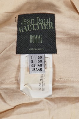 Lot 132 - A Jean Paul Gaultier man's pink Mikaido silk-blend halter neck jumpsuit, 'Tribute to Frida Kahlo/Flamenco' collection, Spring-Summer 1998
