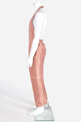 Lot 132 - A Jean Paul Gaultier man's pink Mikaido silk-blend halter neck jumpsuit, 'Tribute to Frida Kahlo/Flamenco' collection, Spring-Summer 1998