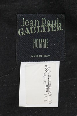 Lot 133 - A Jean Paul Gaultier man's black linen halter neck jumpsuit, 'Tribute to Frida Kahlo/Flamenco' collection, Spring-Summer 1998