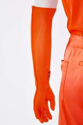 Lot 102 - Two Jean Paul Gaultier men's perforated ensembles, 'Cyberbaba/Pin-up Boys' collection, Spring-Summer 1996