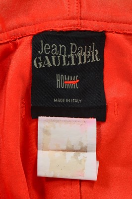 Lot 102 - Two Jean Paul Gaultier men's perforated ensembles, 'Cyberbaba/Pin-up Boys' collection, Spring-Summer 1996