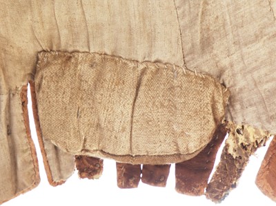 Lot 430 - A pair of brocaded smooth covered stays, probably French, 1730-1750