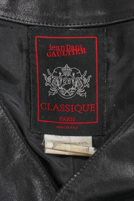 Lot 138 - A Jean Paul Gaultier man's black calfskin jumpsuit, late 1990s-early 2000s