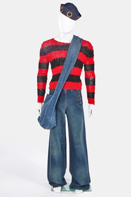 Lot 85 - A Jean Paul Gaultier denim ensemble, 'Andro Jeans' collection, Spring-Summer 1993