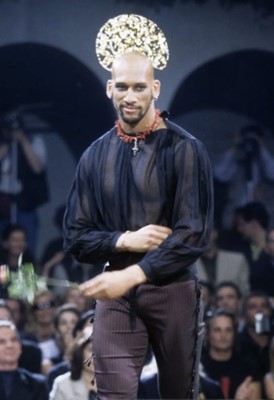 Lot 127 - A rare Jean Paul Gaultier men's 'Bailaor' ensemble, 'Tribute to Frida Kahlo/Flamenco' collection, Spring-Summer 1998