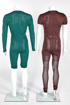 Lot 71 - Two Jean Paul Gaultier men's viscose jumpsuits, circa 1991