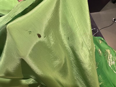 Lot 289 - A Thea Porter green chiffon dress, 1970s