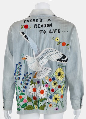 Lot 23 - A 1-West man's embroidered cotton shirt, 1970s