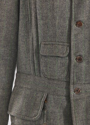Lot 10 - A Bird & Co men's stalking/ game keeper ensemble, 1912