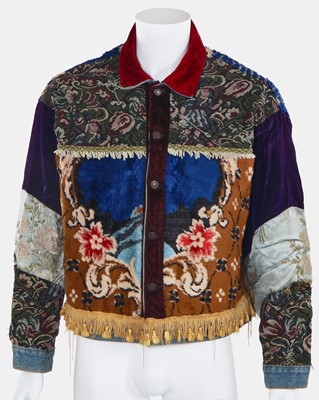 Lot 123 - A rare Sign of the Times customized Levis jacket, 1990s