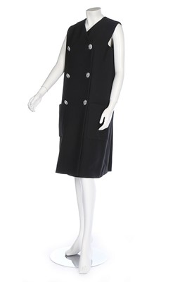 Lot 38 - A Givenchy couture pink and silver brocatelle...